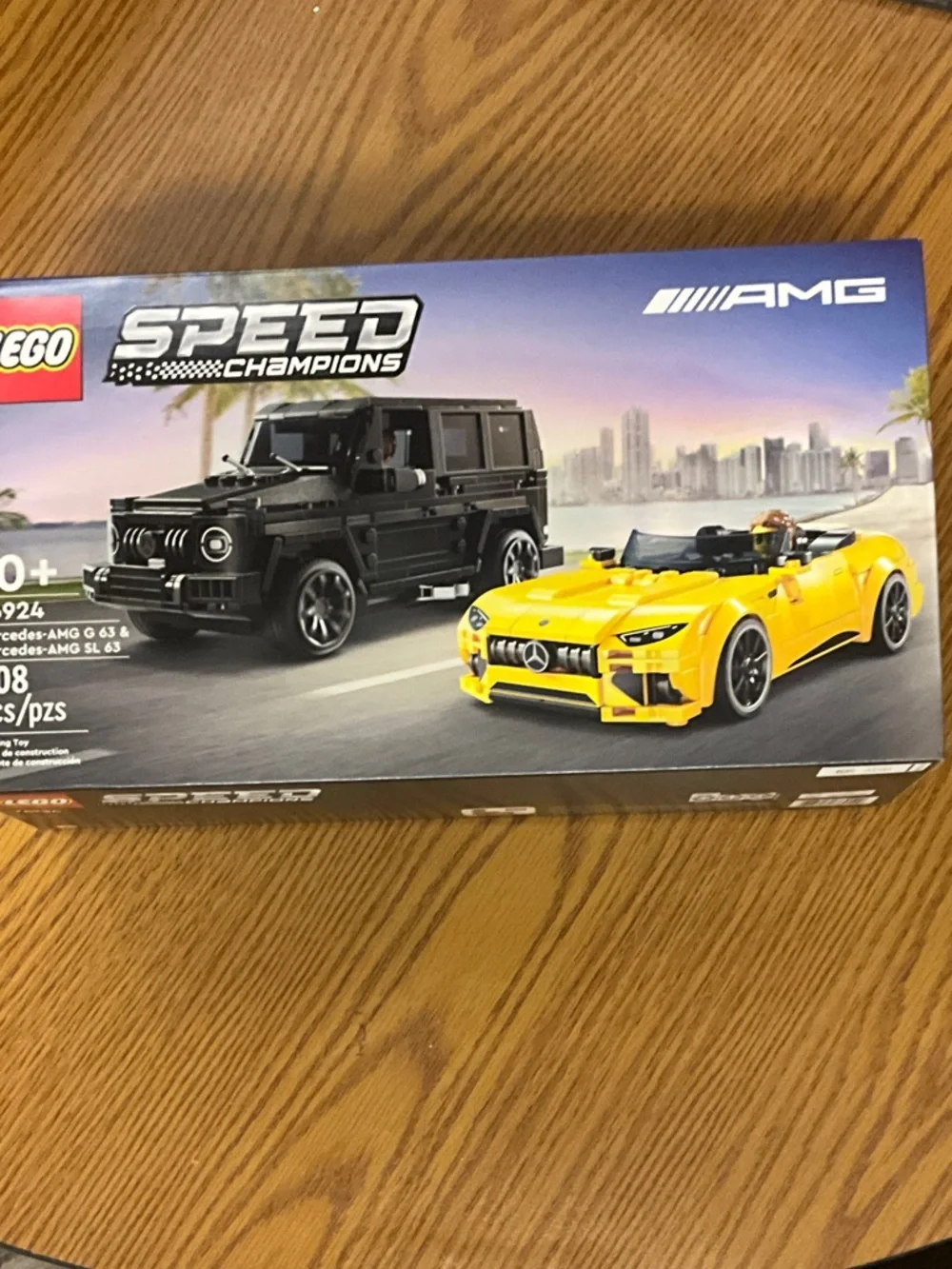 Lego Yellow Sports Car and Black Mercedes SUV Building Set - Picture 2 of 4
